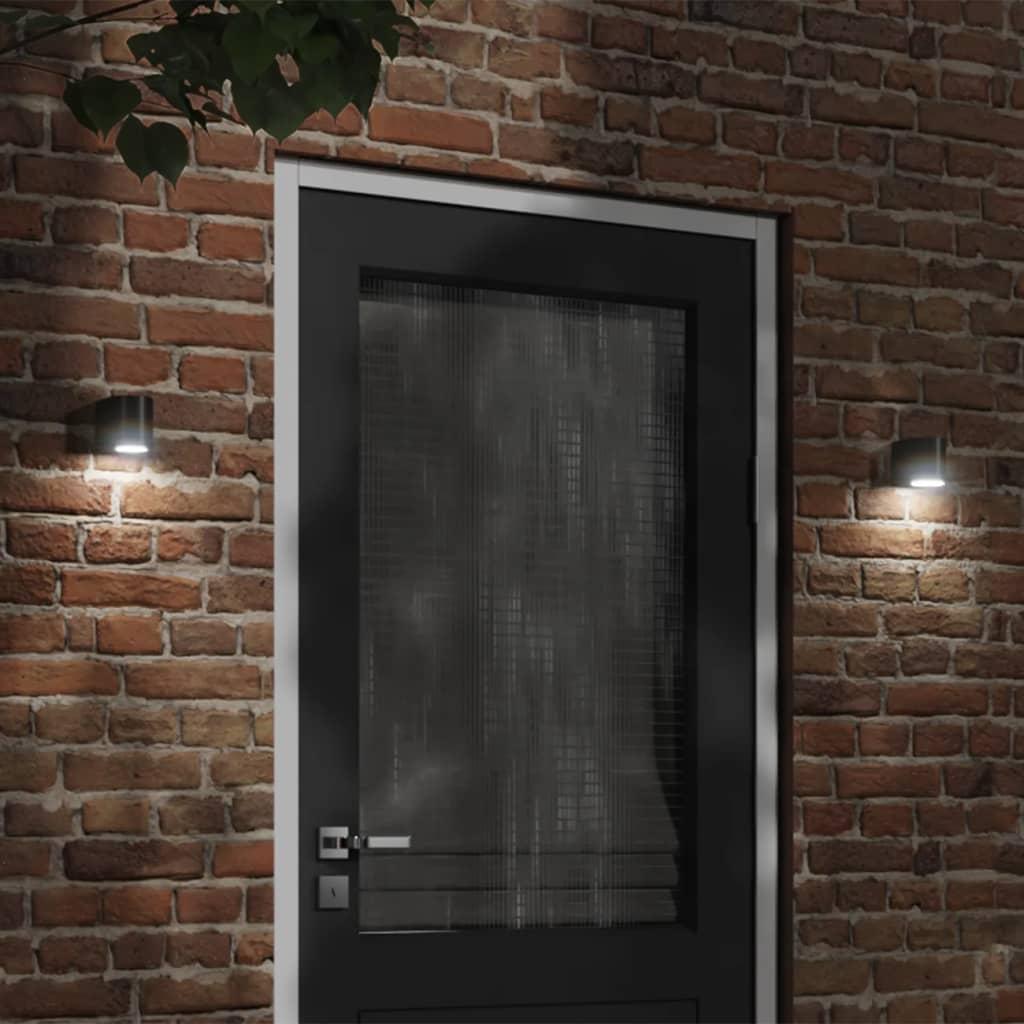 Udendørs væglampe i trykstøbt aluminium - sort, IP44