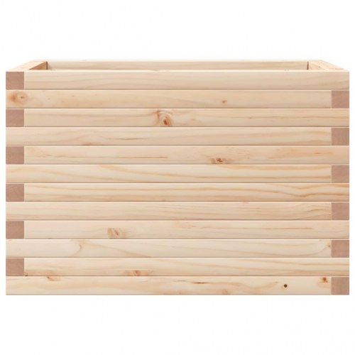 Plantekasse i massivt fyrretræ 70 x 40 x 45,5 cm