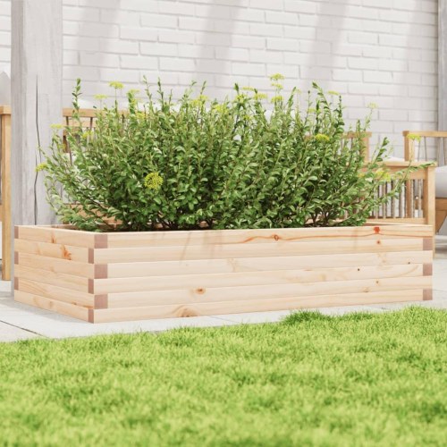 Plantekasse 110x60x23 cm massivt fyrretræ