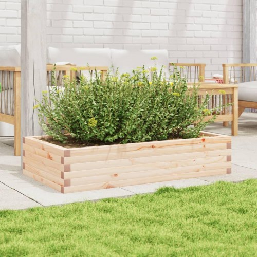 Plantekasse 110x60x23 cm massivt fyrretræ