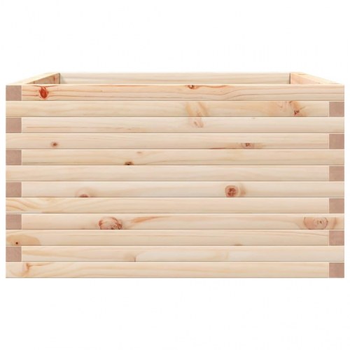 Plantekasse 80x80x45,5 cm massivt fyrretræ