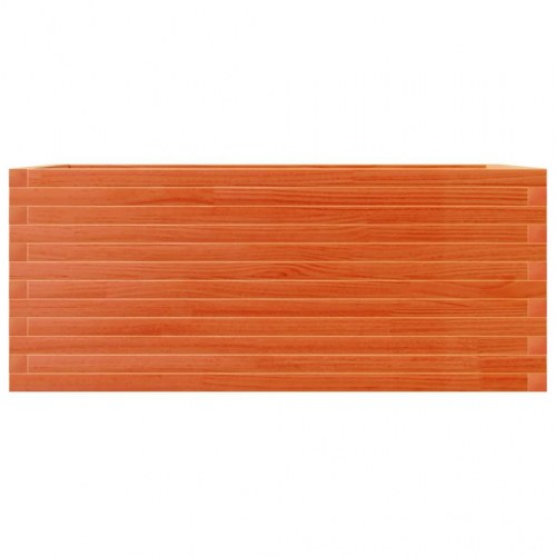 Plantekasse i massivt fyrretræ 110 x 60 x 45,5 cm - gyldenbrun