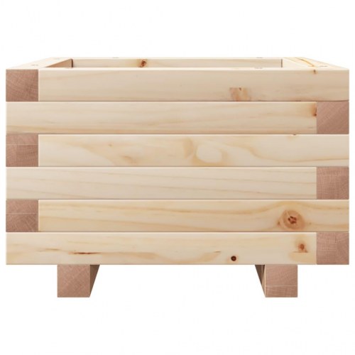 Plantekasse 40 x 40 x 26,5 cm i massivt fyrretræ