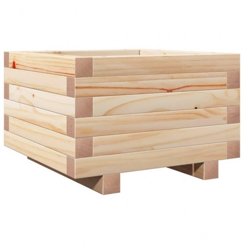 Plantekasse 40 x 40 x 26,5 cm i massivt fyrretræ