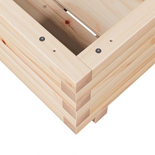 Plantekasse 40 x 40 x 26,5 cm i massivt fyrretræ