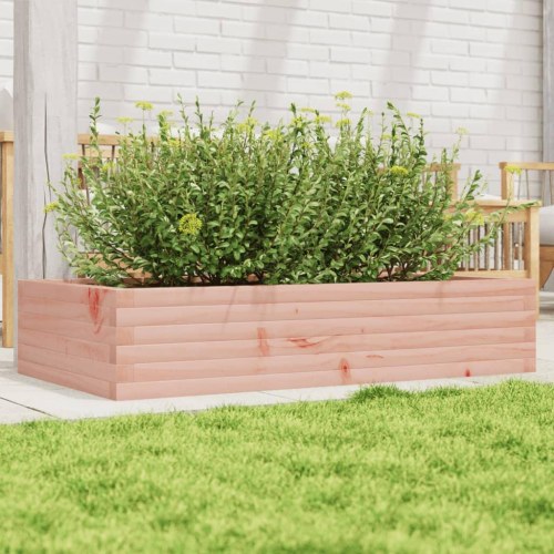 Plantekasse i massivt douglasgran 110 × 60 × 23 cm - rektangulær