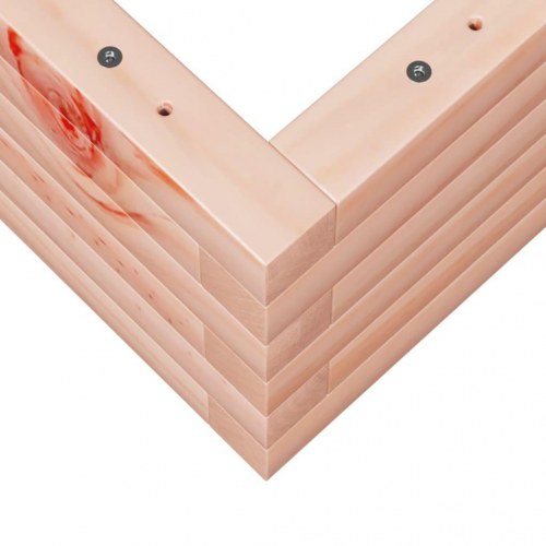 Plantekasse i massivt douglasgran 110 × 60 × 23 cm - rektangulær