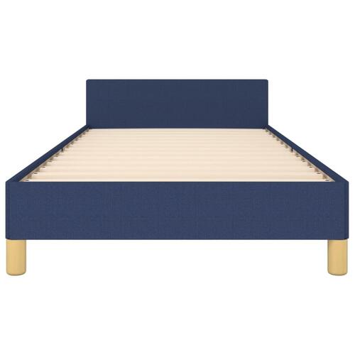 Sengeramme uden madras 90x190 cm stof blå