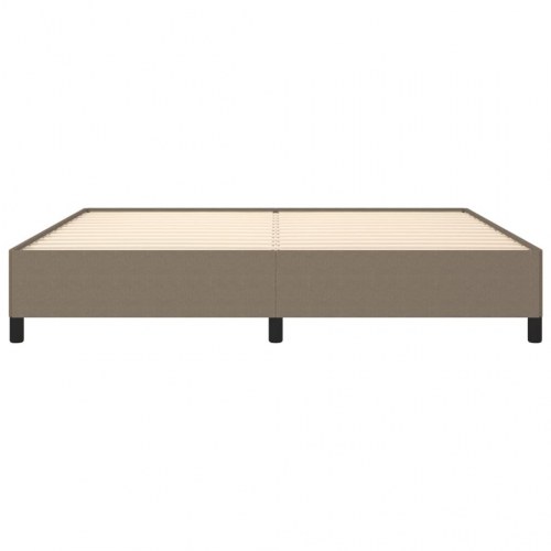 Sengeramme uden madras 200×200 cm - stof gråbrun