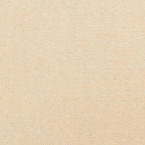 Vægpaneler 12 stk. 90x15 cm 1,62 m² stof cremefarvet