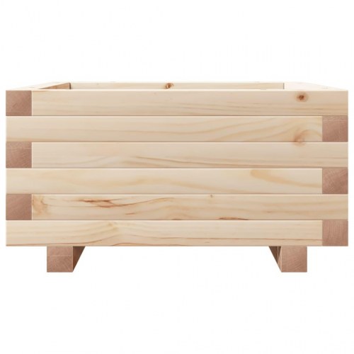 Plantekasse 50x50x26,5 cm massivt fyrretræ