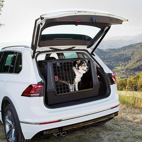 Transportkasse Ferplast Atlas Car Scenic Sort Multifarvet Plastik 60 x 60 x 100 cm