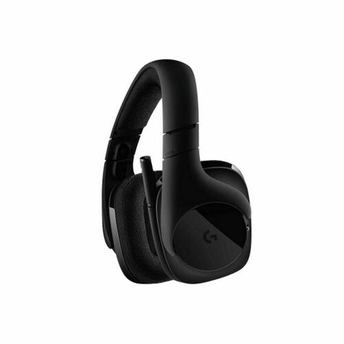 Hovedtelefoner med mikrofon Logitech G533 Sort
