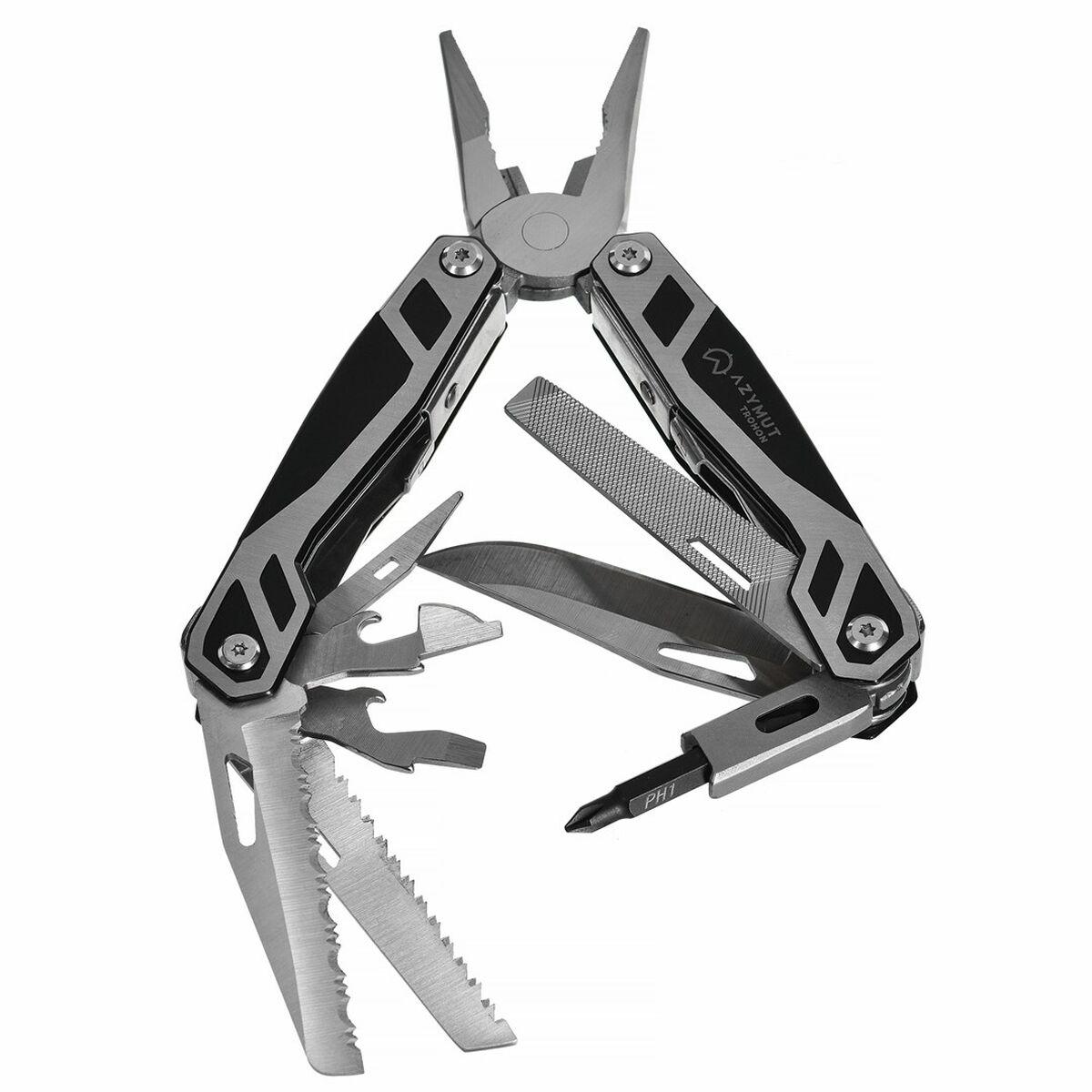 Multi-purpose Kniv Azymut H-p2010121 Sort Sølvfarvet