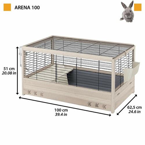 Bur Ferplast 12 kg Akryl Træ Metal Plastik 100 x 51 x 116,5 cm