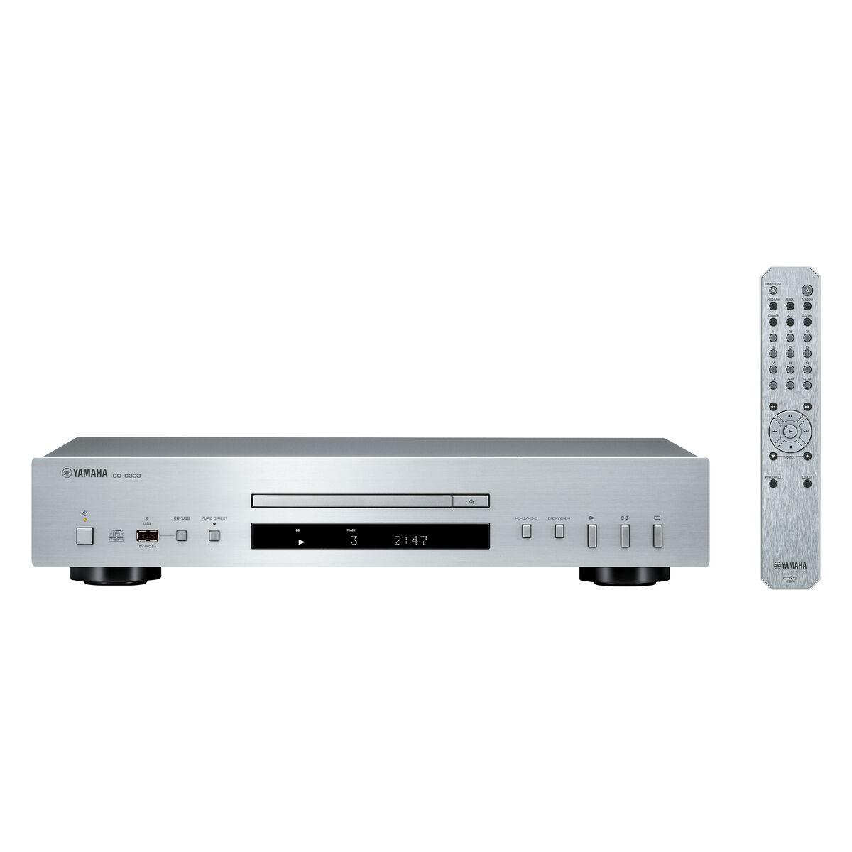 CD/MP3-afspiller YAMAHA CD-S303 Sølvfarvet