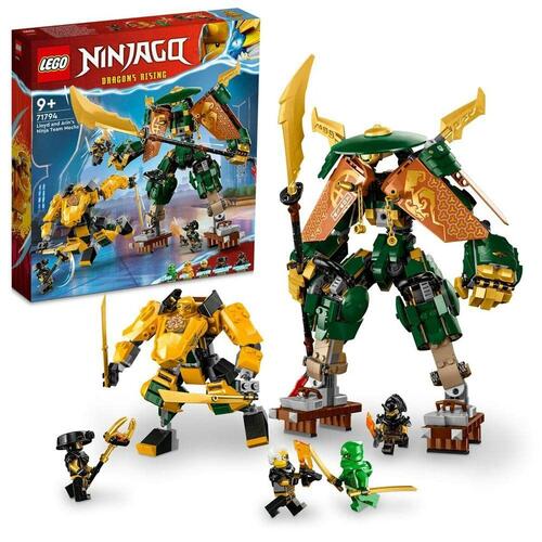 Konstruktionsspil Lego Ninjago 71794 The Ninjas Lloyd and Arin robot team