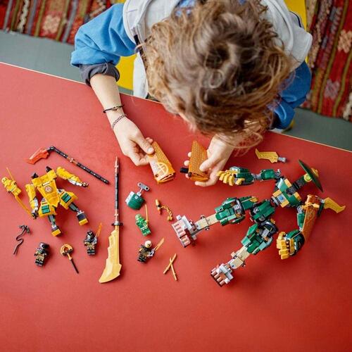 Konstruktionsspil Lego Ninjago 71794 The Ninjas Lloyd and Arin robot team