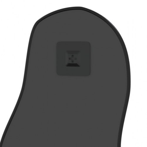 Organisk vægspejl 60 × 25 cm - sort ramme