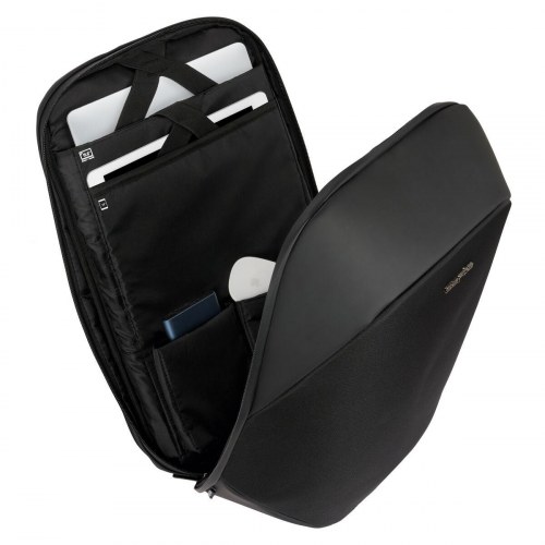 Safta Black skoletaske - sort rygsæk 30 × 44 × 16 cm