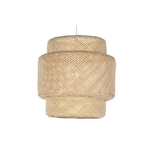 Loftslampe Home ESPRIT Lys brun Bambus 50 x 50 x 55 cm