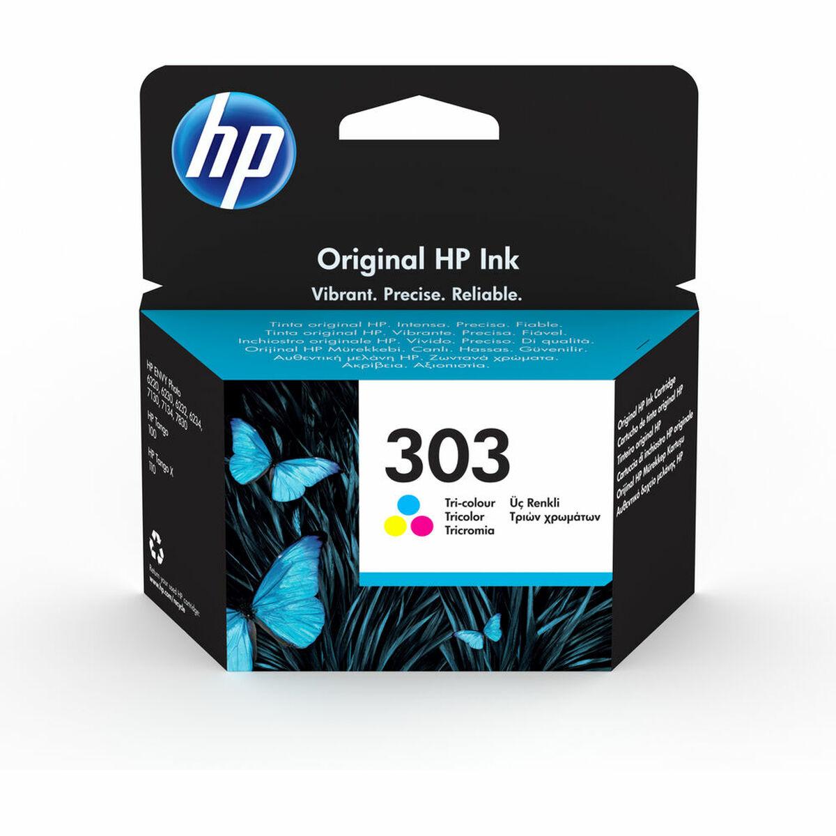 HP 303 original blækpatron - Tri-colour (cyan, magenta, gul)