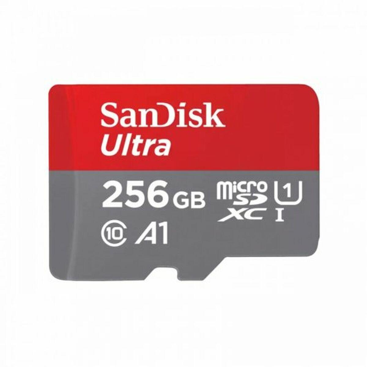 Mikro Hukommelseskort Med Adapter Sandisk Ultra 256
