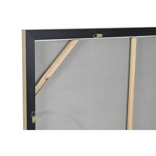 Maleri Home ESPRIT Blå Hvid Abstrakt Moderne 131 x 3,8 x 131 cm