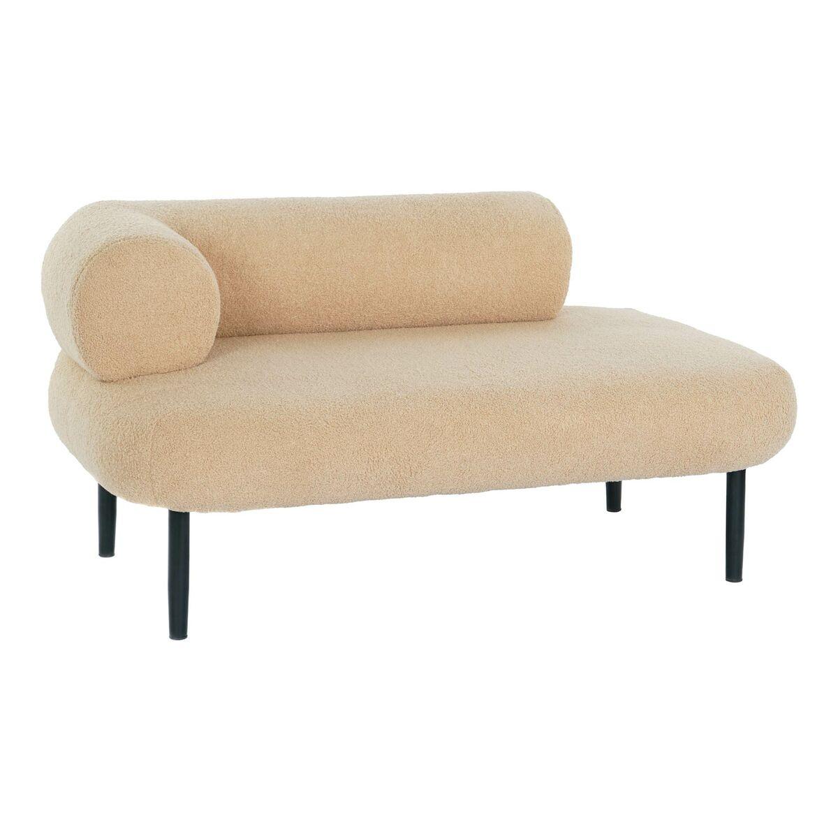 Sofa Sort Beige Metal Scandi 127