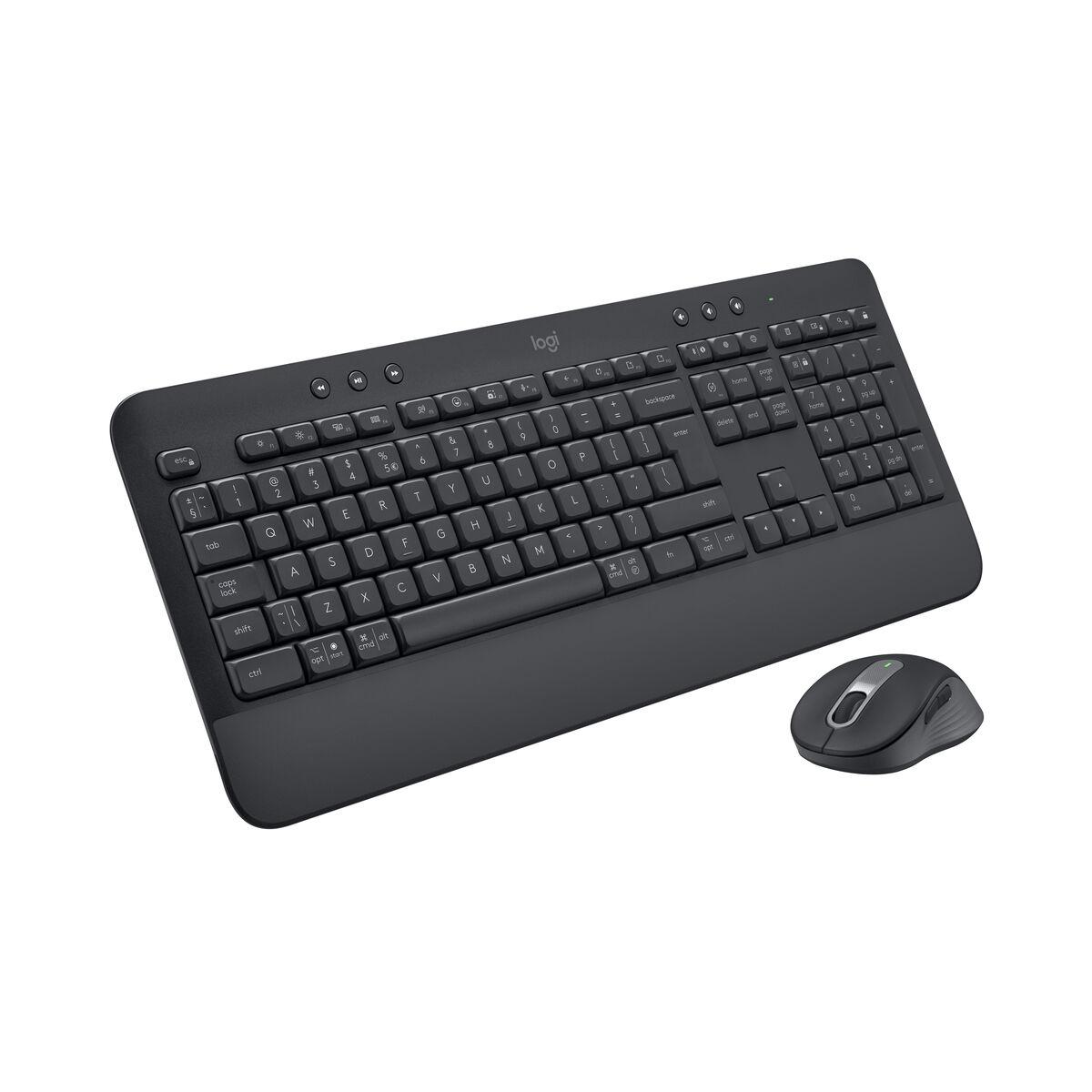 Tastatur og trådløs mus Logitech MK650 Grå QWERTY