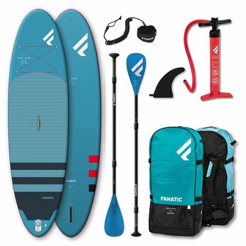 Oppustelige Paddle Surf Board med tilbehør Package Fly Air/Pure Fanatic 10.4" Blå