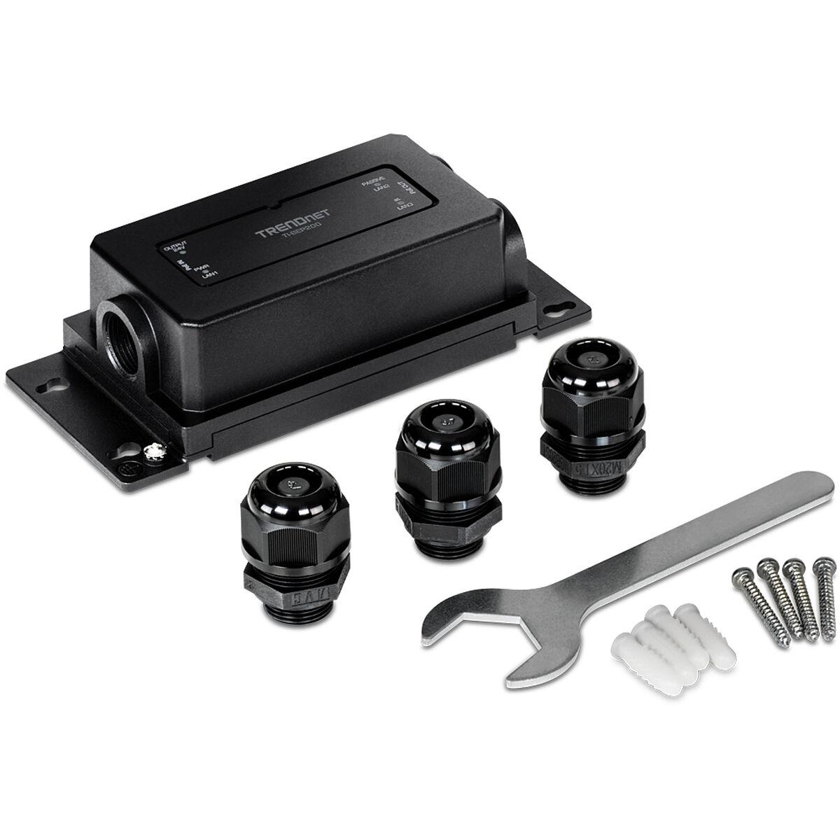 TRENDnet - network extender - 10Mb LAN 100Mb LAN GigE - TAA Compliant