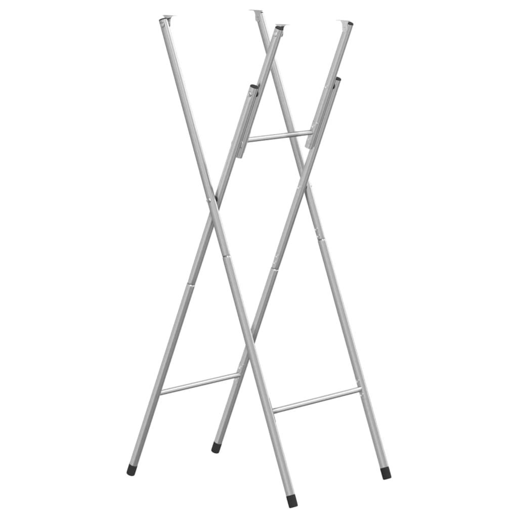 Foldbare ben til barbord 45x53x108 cm galvaniseret stål