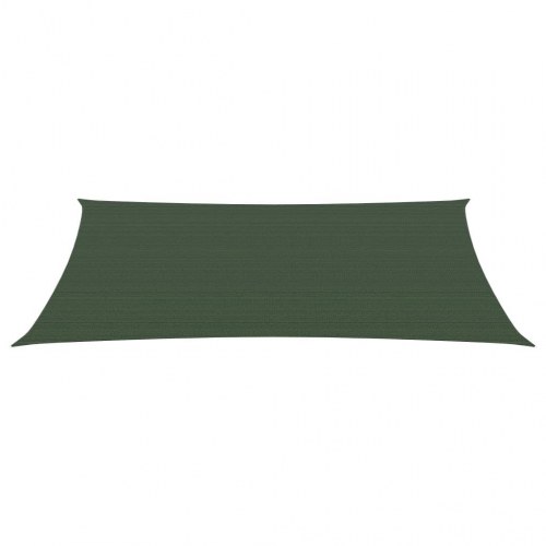 Solsejl 3,5 x 5 m 160 g/m² HDPE mørkegrøn