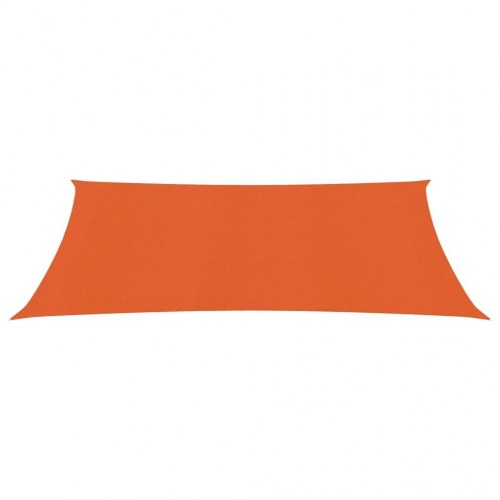 Solsejl 2 x 3,5 m 160 g/m² HDPE orange