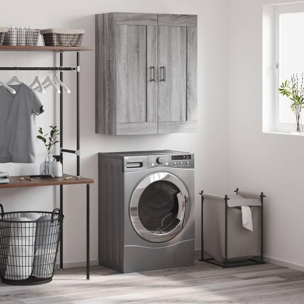 Vægskab 69,5X34X90 Cm Konstrueret Træ - Grå sonoma-eg