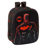 Skoletaske Batman Sort 22 x 27 x 10 cm 3D