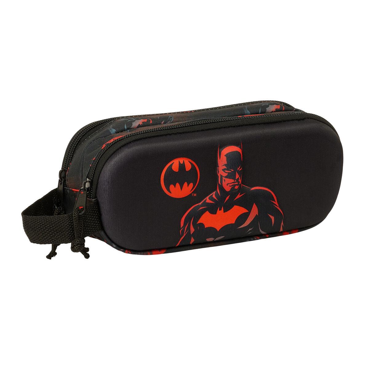 Dobbelt Carry All Batman Sort 21 X 8 X 6 Cm 3d