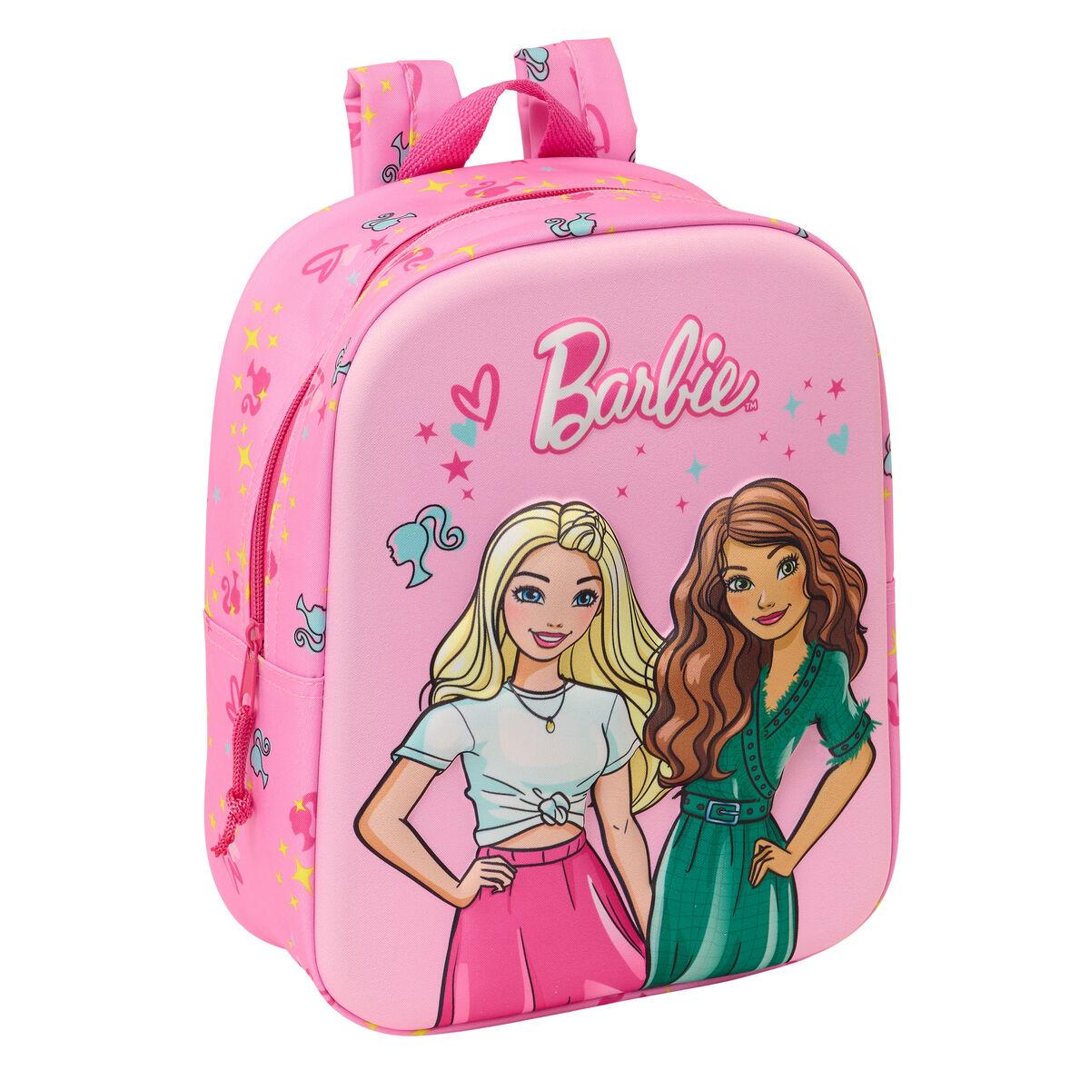Skoletaske Barbie Pink Fuchsia