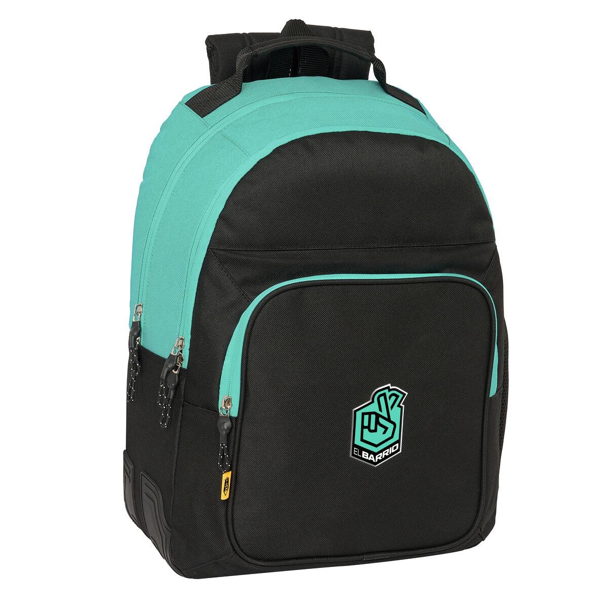 Skoletaske Kings League El Barrio Sort 32 X 42 X 15 Cm