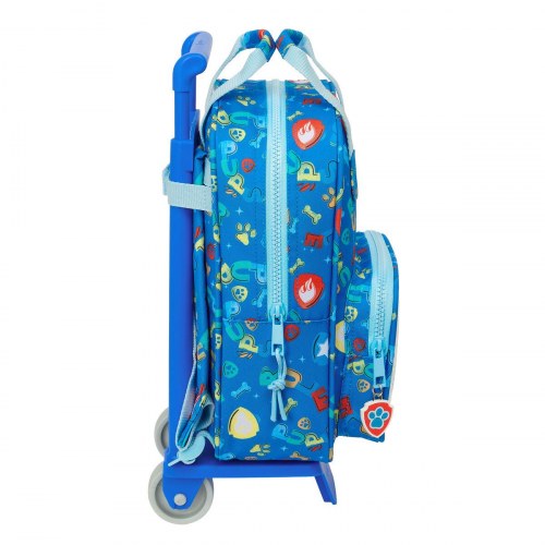 Skolerygsæk med hjul The Paw Patrol Pups Rule - blå 20 x 28 x 8 cm