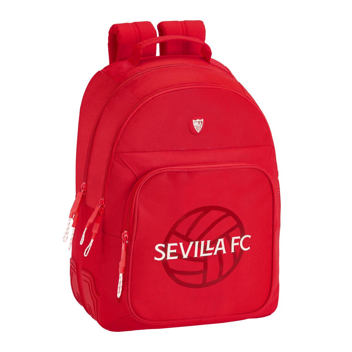 Sevilla Fútbol Club skoletaske - rød 32 × 42 × 15 cm