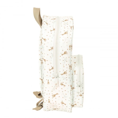 Sophie la Girafe børne­rygsæk - beige 20 × 28 × 8 cm