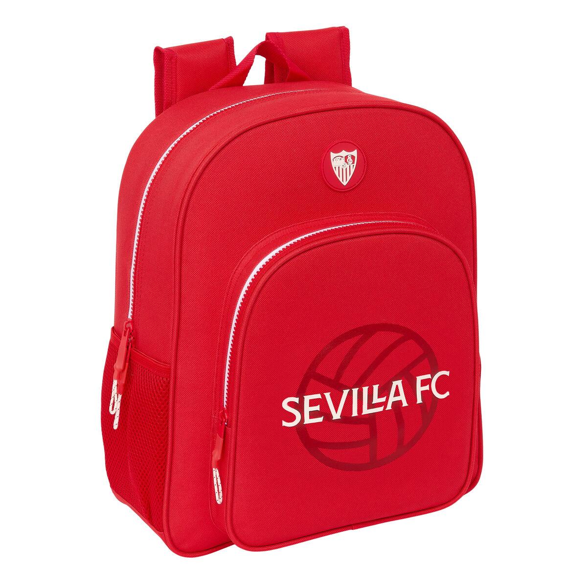 Sevilla Fútbol Club skoletaske - rød 32 × 38 × 12 cm