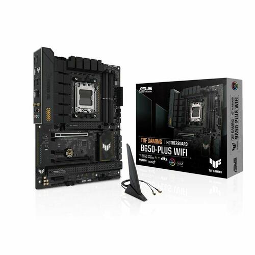 Asus TUF Gaming B650-PLUS WIFI bundkort - AMD AM5, DDR5, Wi‑Fi 6