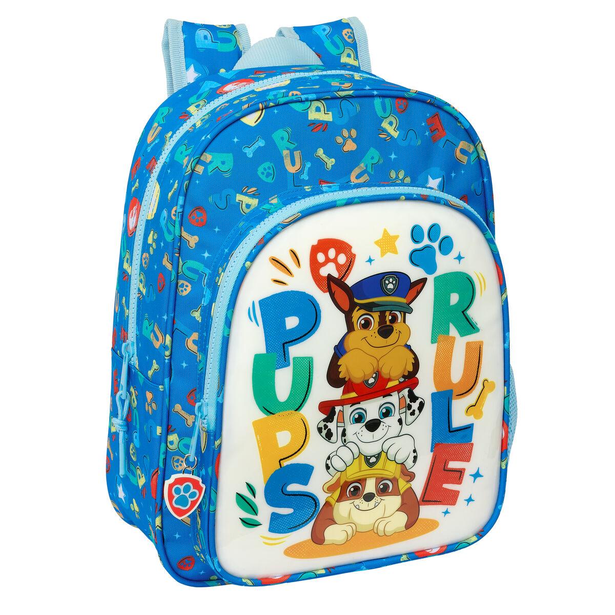 The Paw Patrol skoletaske - Pups Rule, blå 26 × 34 × 11 cm