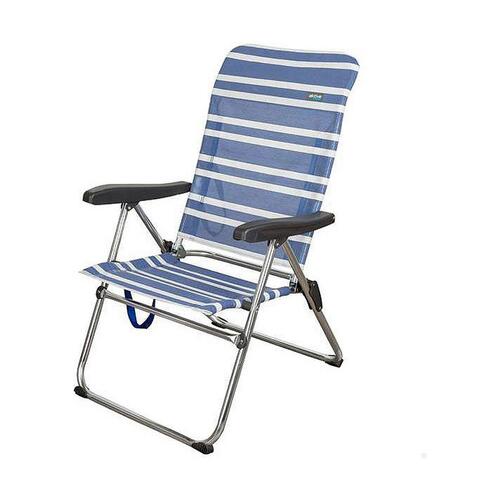 Strandstol Color Baby 61 x 63 x 93 cm Hvid Marineblå