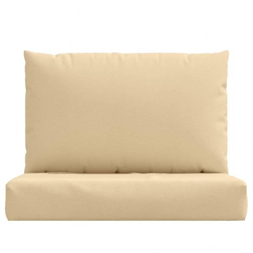 Pallehynder 2 stk. - stof, meleret beige