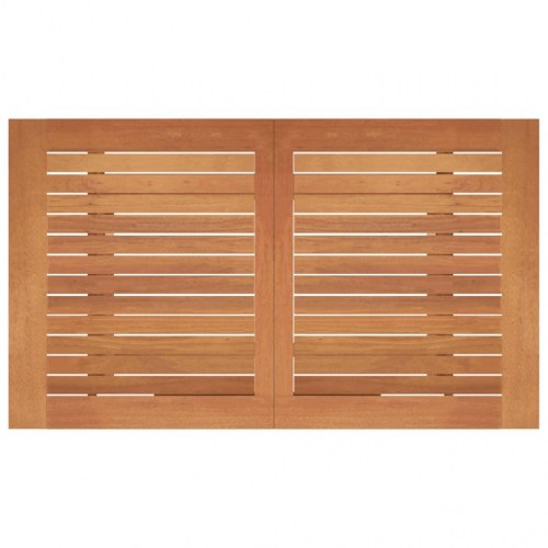 Foldbart havebord 120 x 70 x 75 cm i massivt eukalyptustræ