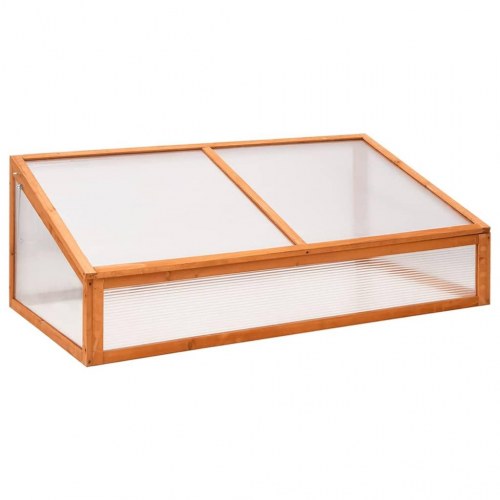 Drivhus 110x58,5x39 cm grantræ orange